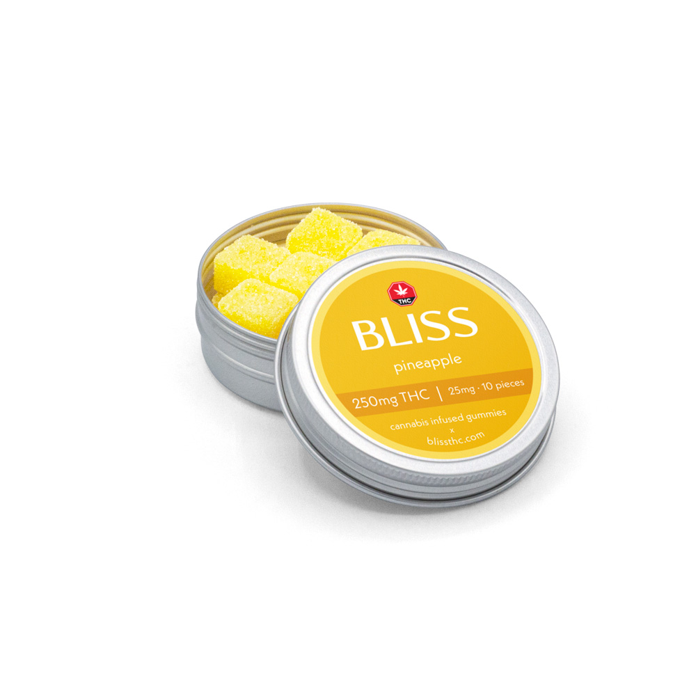 BLISS – Infused Gummies (PINEAPPLE – 250MG) - Image 2