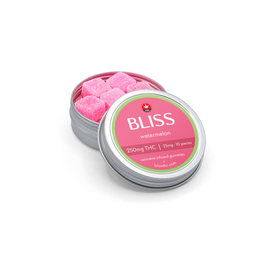 BLISS – Infused Gummies (WATERMELON – 250MG) - Image 2
