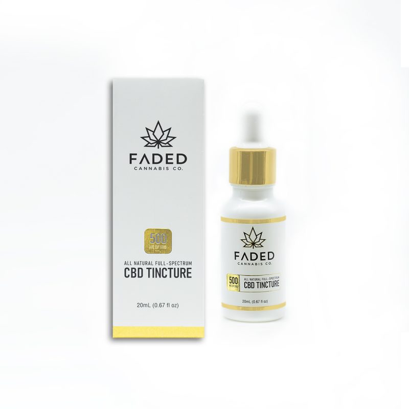 Faded – CBD Tincture – 500MG