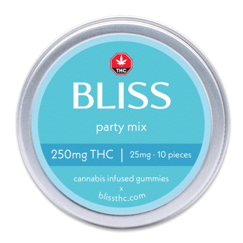 BLISS – Infused Gummies (PARTY MIX – 250MG)
