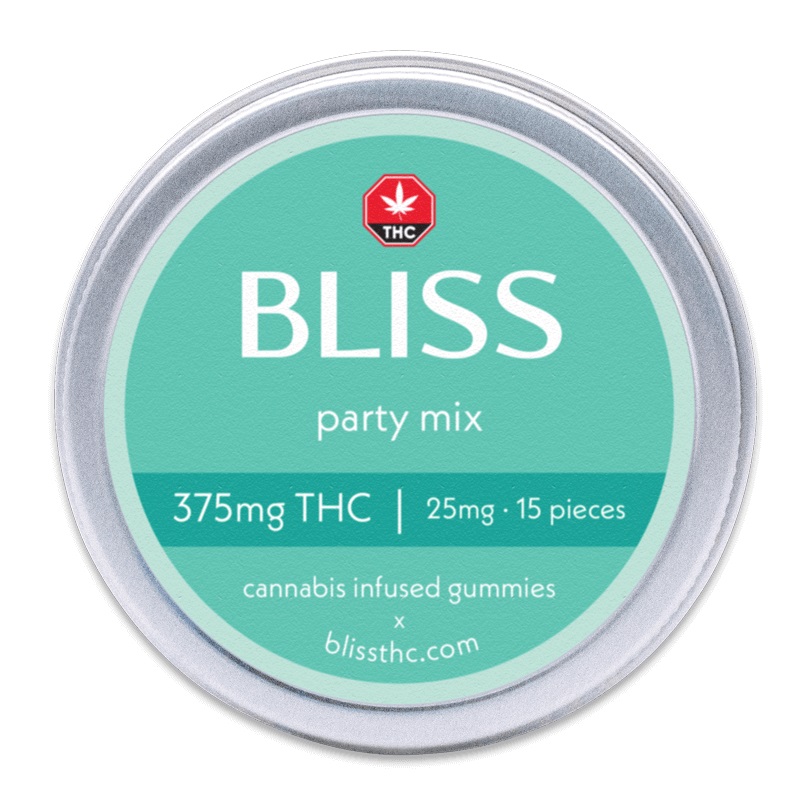 BLISS – Infused Gummies (PARTY MIX – 375MG)