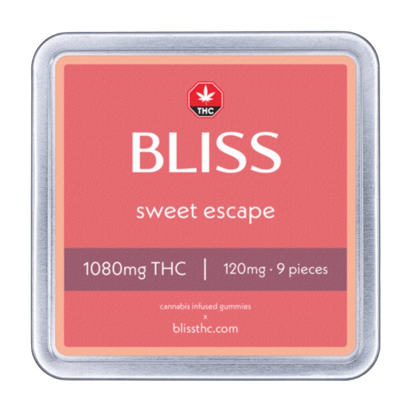 BLISS – Infused Gummies (SWEET ESCAPE – 1080MG)