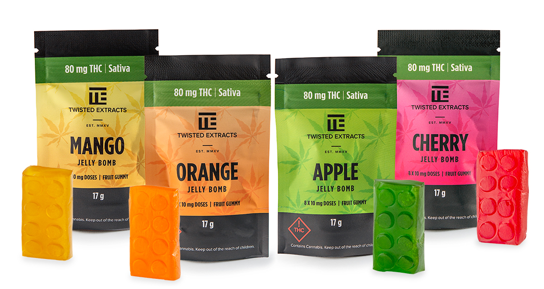 Twisted Extracts – Jelly Bombs (THC – 80MG)